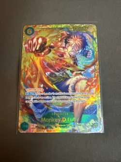 One Piece Card Game Luffy SEC Carrying On His Will OP 13 Lot Bundle - Image 5
