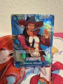 One Piece Card Game PRB-01 The Best - Dracule Mihawk OP01-070 ENG Alt Art - Image 1