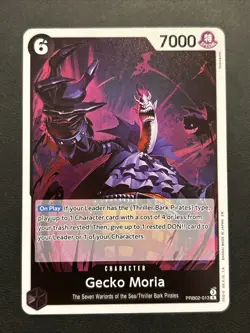 Gecko Moria PRB02-013 Foil Premium Booster The Best Vol.2 English NM One Piece - Image 1
