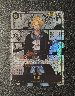 NM 💎 SABO #120 (OP13-120) MANGA ALT ART - CARRYING ON HIS WILL ONE PIECE JPN - Image 1