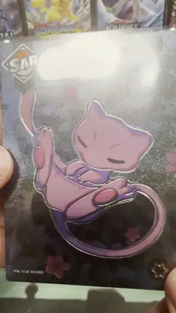 NON TCG Chinese Pokemon Elf Eif Origin Collection 3.0 SAR Mew - Image 2
