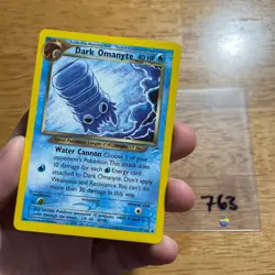 🐚 Dark Omanyte 37/105 Unlimited Neo Destiny Pokemon TCG Uncommon - English 763 - Image 3