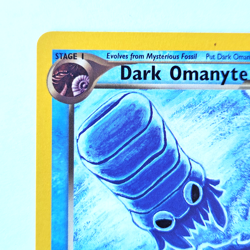 Dark Omanyte 37/105 Pokemon TCG 1st Edition Neo Destiny NM Vintage 2002 Card - Image 3