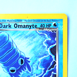 Dark Omanyte 37/105 Pokemon TCG 1st Edition Neo Destiny NM Vintage 2002 Card - Image 4