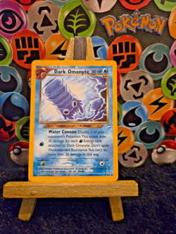 Pokemon TCG - VINTAGE 2002 - Dark Omanyte - Neo Destiny - 37/105 - UNCOM - M/NM - Image 1
