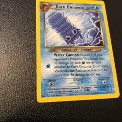 Dark Omanyte 37/105 Neo Destiny Uncommon Pokemon Card Mint/NM TCG Wotc - Image 2