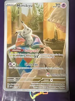 Mimikyu - 075 (Pokemon Center Exclusive) 075 Sv: Scarlet & Violet Promo Cards... - Image 1
