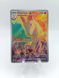 Rapidash 189/182 Sv10: Destined Rivals Illustration Rare Holo Pokemon NM FRESH - Image 1