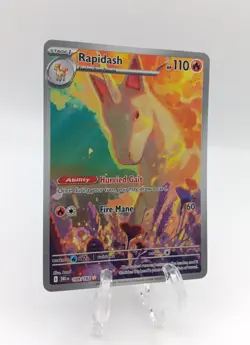 Rapidash 189/182 Sv10: Destined Rivals Illustration Rare Holo Pokemon NM FRESH - Image 3