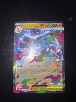 Pokemon TCG Mega Charizard x Ex 13/94 Phantasmal Flames Ultra Rare Holo NM - Image 1