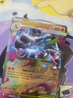 Pokemon TCG Mega Charizard X EX 13/94 Phantasmal Flames Double Rare NM - Image 5