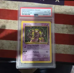 🔥 Mewtwo Pokemon Promo #14 (1999) PSA 6- WotC Black Star - Vintage Card 🔥 - Image 1