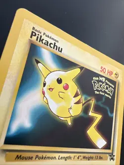 1999 Pokemon The First Movie Pikachu Promo Card 4 - Image 2