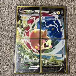 Morpeko V-Union 4-Card Set Pokemon TCG SWSH215-218 Holo Promo - NM - Image 1