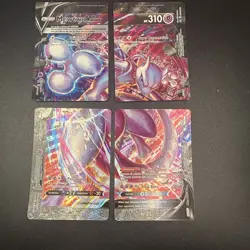 Mewtwo V-Union Set - Pokemon Sword & Shield Promo Holo Card NM - Image 1