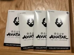 MTG Avatar The Last Airbender Collector Booster Pack - Sealed, 15 Cards Lot of 4 - Image 1
