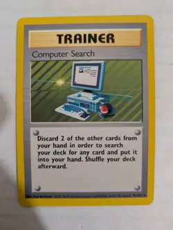 Computer Search 71/102 Non Holo Base Set - Pokemon Card - NM - Image 1