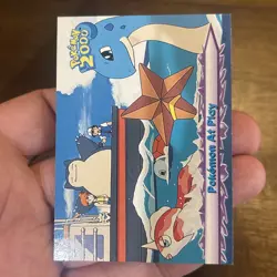 Pokemon the Movie 2000 Topps #18 Pokemon At Play Vintage Old School TCG Card - Image 1