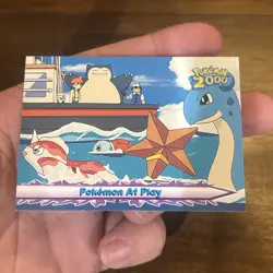 Pokemon the Movie 2000 Topps #18 Pokemon At Play Vintage Old School TCG Card - Image 5
