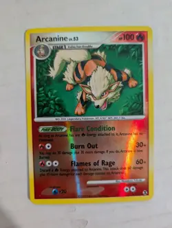 Arcanine 1/111 Rising Rivals Reverse Holo Pokemon Card - Image 1