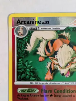 Arcanine 1/111 Rising Rivals Reverse Holo Pokemon Card - Image 4