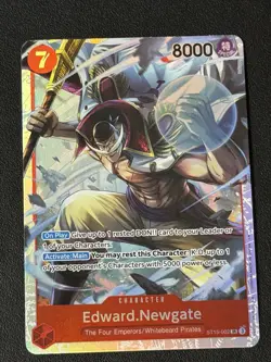 Edward Newgate ST15-002 SR ONE PIECE Card Game Premium Collection PRB02 - Image 1