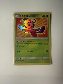 Pokemon TCG Shining Celebi SM79 Black Star Promo Card 2017 Near Mint - Image 1