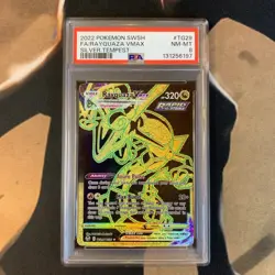 Rayquaza VMAX PSA 8 Silver Tempest TG29 Pokemon Card NM-MT - Image 1