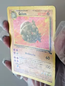 Pokemon Card WOTC Golem 36/62 Fossil Non-holo Uncommon Unlimited 1999 - MP - Image 2