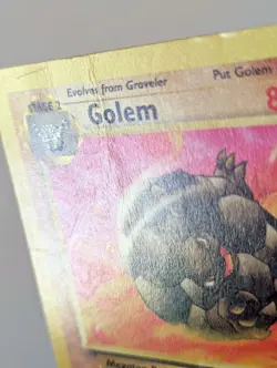 Pokemon Card WOTC Golem 36/62 Fossil Non-holo Uncommon Unlimited 1999 - MP - Image 3