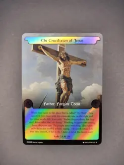 🔥 2025 Sacred Legacy "The Crucifixion of Jesus" Foil card 079/100 - Image 1