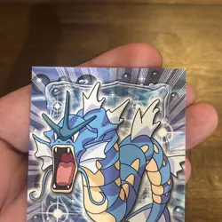 Pokemon Card Gyarados #130 TOPPS Series 3 TV Animation Non Holo Blue Logo - Image 2