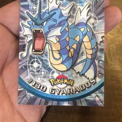 Pokemon Card Gyarados #130 TOPPS Series 3 TV Animation Non Holo Blue Logo - Image 3