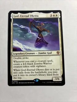 God-Eternal Oketra - Commander: Aetherdrift MTG Plus Bonus Card!!! - Image 1