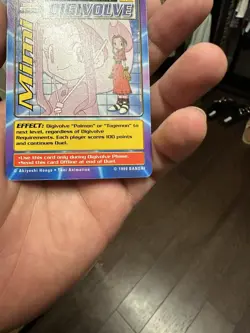 Digimon Digi Battle FOX KIDS Promo Card FX-05 Mimi - Image 3