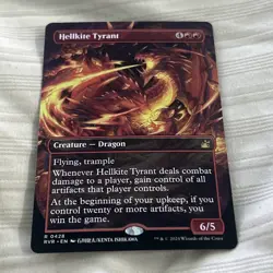 Hellkite Tyrant (Anime Borderless) NM MTG Magic the Gathering Ravnica - Image 1
