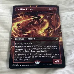 Hellkite Tyrant (Anime Borderless) NM MTG Magic the Gathering Ravnica - Image 2