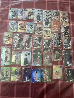 Naruto Kayou Series 1 Heaven Scroll Card Lot Of 46 - Image 1
