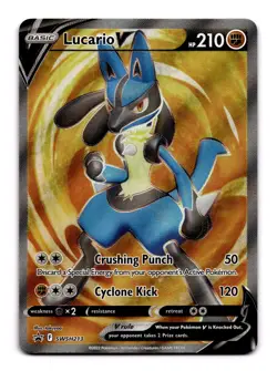 Lucario V - SWSH213 SWSD: SWSH: Sword & Shield Promo Cards Promo Holo LP - Image 1