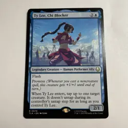 TY LEE, CHI BLOCKER x1 mtg NM-M The Last Airbender 1 Rare - Image 1