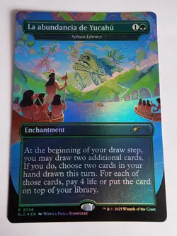 La abundancia de Yucahu - Sylvan Library - Rainbow Foil - Secret Lair MTG - Image 1
