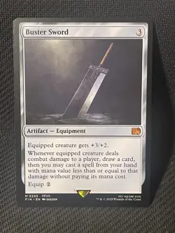 MTG, Buster Sword 255 NM Final Fantasy Regular - Image 1