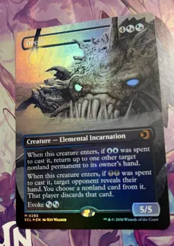Magic The Gathering Lorwyn Eclipsed Deceit Showcase Borderless Foil - Image 1