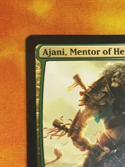 D1196 MAGIC GATHERING JOURNEY INTO NYX AJANI MENTOR OF HEROES #145 MP M MTG - Image 3