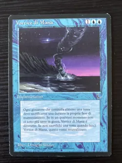 MTG MANA VORTEX The Dark MP 1994 Rare Italiano Italian - Image 1