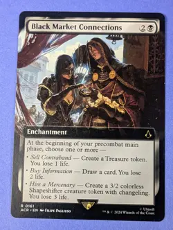 MTG: Assassin's Creed: Black Market Connections Extended Art #0161 Rare - NM - Image 1