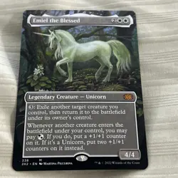 Magic The Gathering MTG Emiel the Blessed 338 2X2 Borderless Double Masters - Image 1