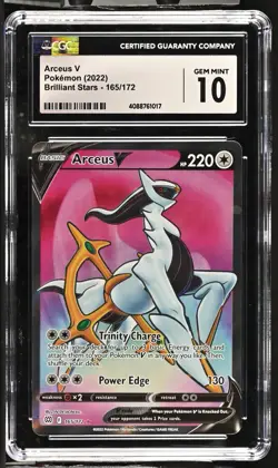 Arceus V 165/172 CGC 10 Gem Mint Holo Brilliant Stars Pokemon Card 🔥🔥 - Image 1