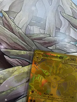 Mega Lucario ex (188/132) Hyper Rare Gold - Pokemon Mega Evolution TCG Mint - Image 4