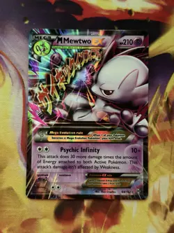🔥 M Mewtwo EX Holo Breakthrough 64/162 Mint/Near Mint XY Pokemon TCG (Mega) - Image 2